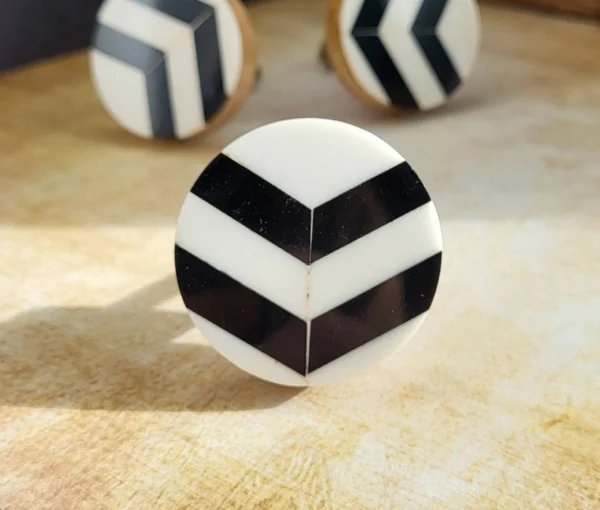Bone Inlay Door Knobs