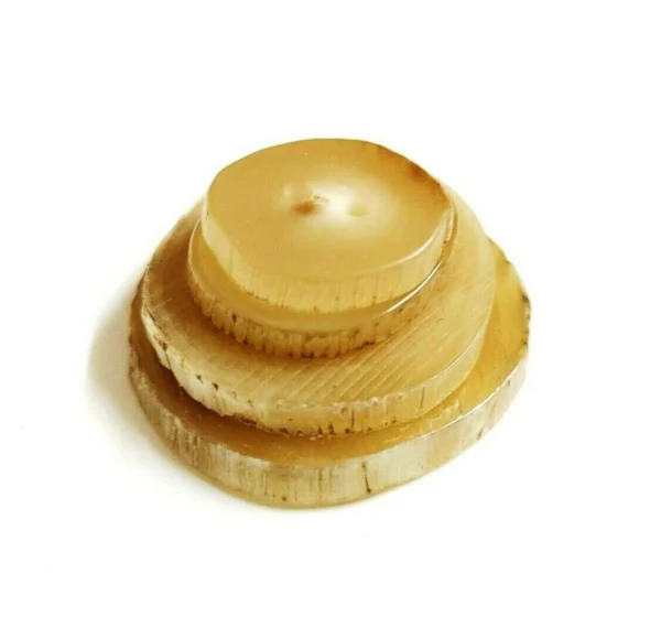 Buffalo Horn Button Cotswold Slice