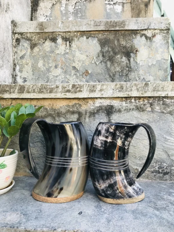 Horn Mugs