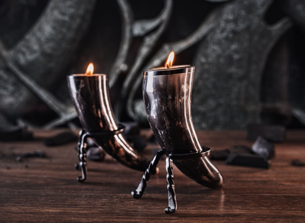 Horn Candle Holder
