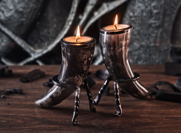 Horn Candle Holder
